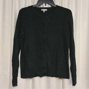 Vintage Women’s Croft&Barrow Green Cardigan Sweater